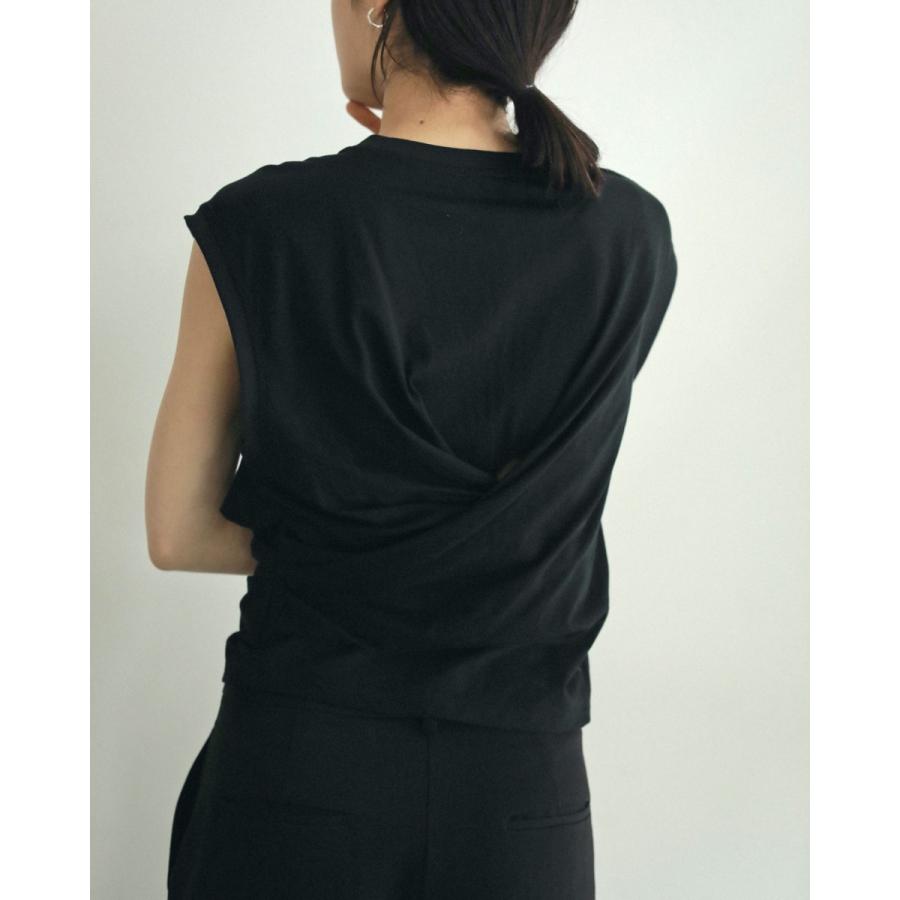 Tシャツ(半袖/袖なし) anuke Drape Cut Tanktop anuke（アンヌーク） SALE ANUKE (アンヌーク）Drape Cut Tanktop 即日
