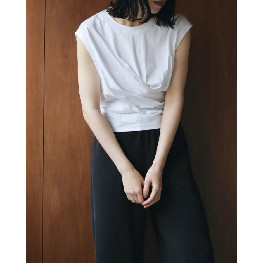 anuke（アンヌーク） SALE ANUKE (アンヌーク）Drape Cut Tanktop 即日
