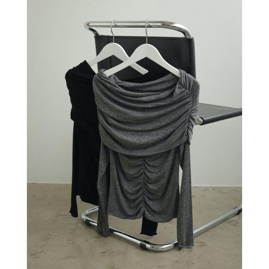 anuke（アンヌーク） SALE ANUKE (アンヌーク）Soft Offshoulder Tops
