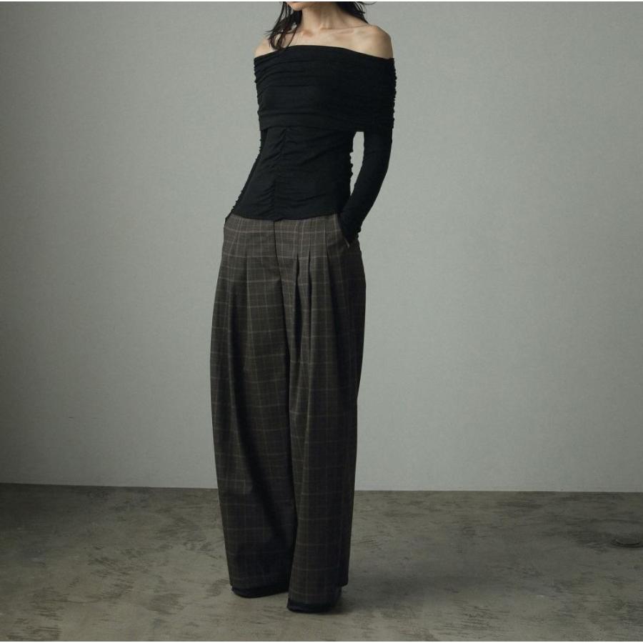 anuke（アンヌーク） SALE ANUKE (アンヌーク）Soft Offshoulder Tops