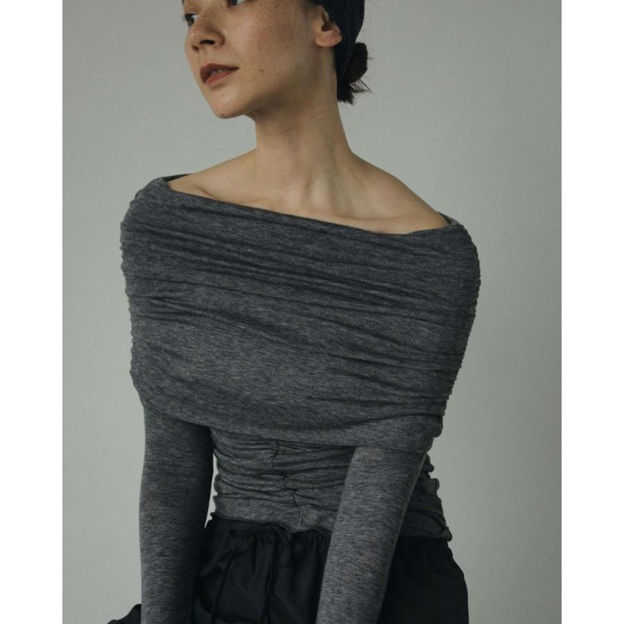 anuke（アンヌーク） SALE ANUKE (アンヌーク）Soft Offshoulder Tops