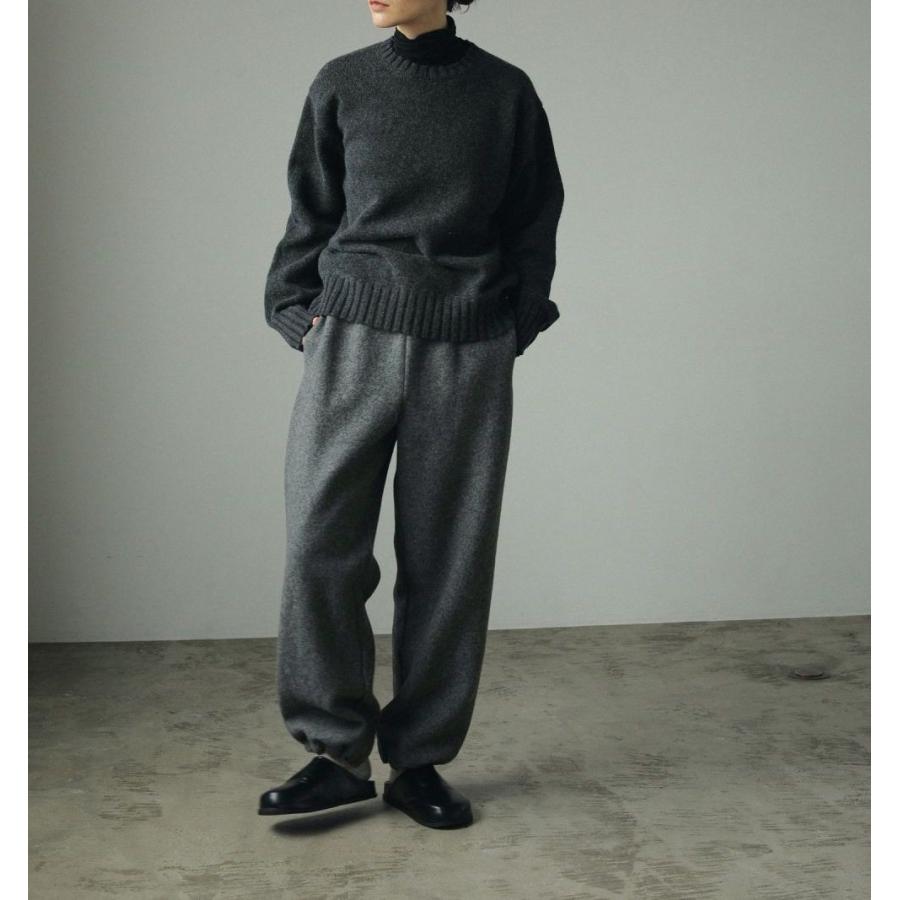 anuke Drawstring Wool Pants グレー anuke（アンヌーク） 【SALE】アンヌーク 即日発送 Wool Drawstring