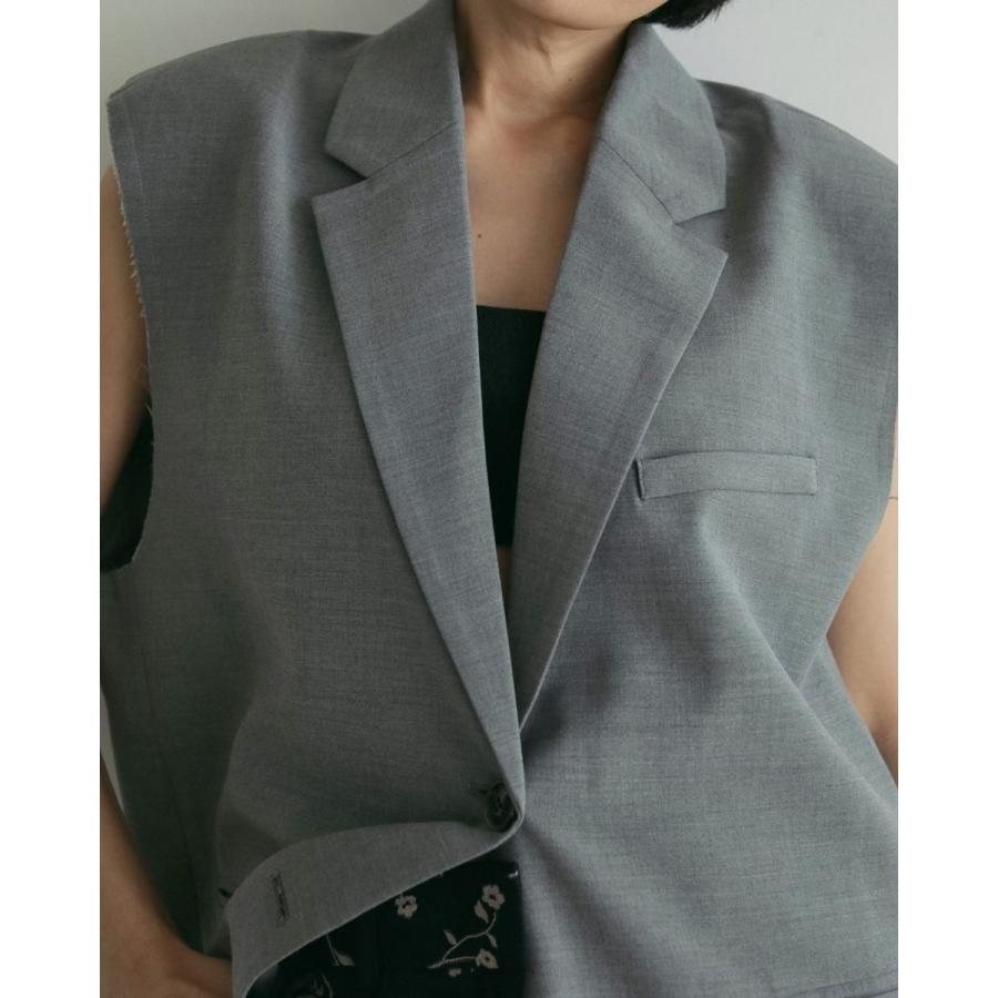 anuke（アンヌーク） (アンヌーク）Cutoff Over Vest 即納 SALE