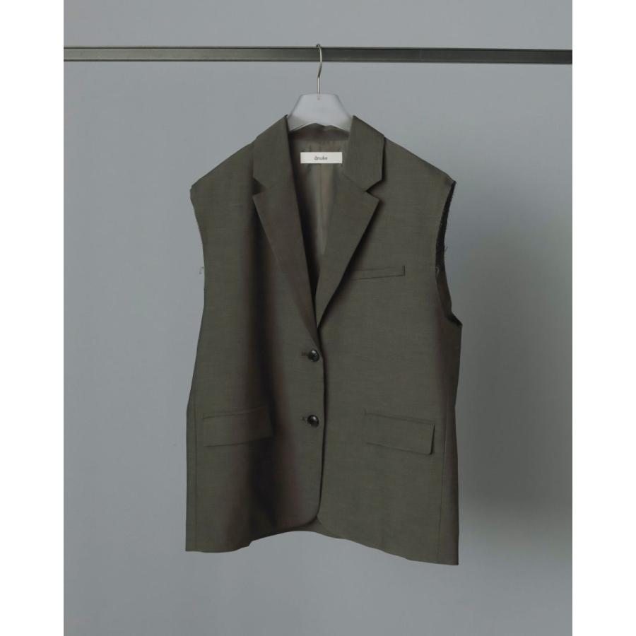 anuke（アンヌーク） (アンヌーク）Cutoff Over Vest 即納 SALE