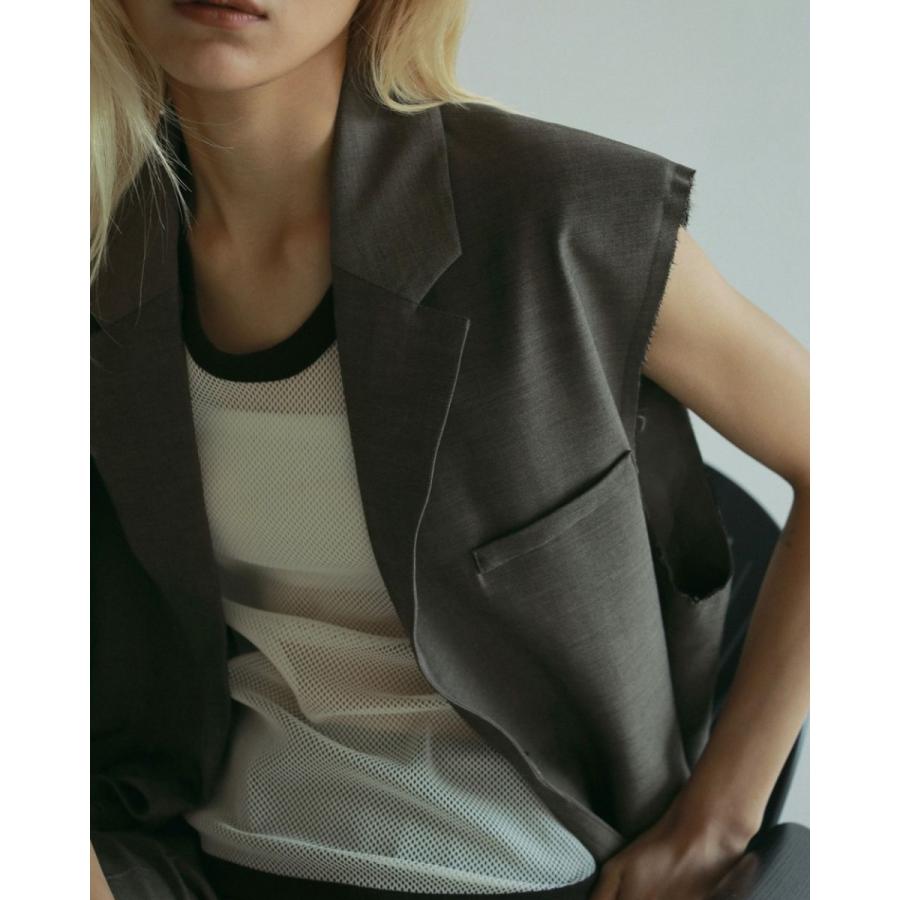 anuke（アンヌーク） (アンヌーク）Cutoff Over Vest 即納 SALE