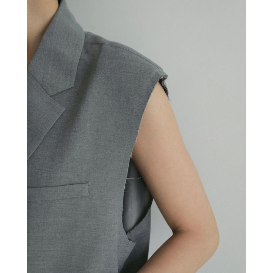 anuke（アンヌーク） (アンヌーク）Cutoff Over Vest 即納 SALE