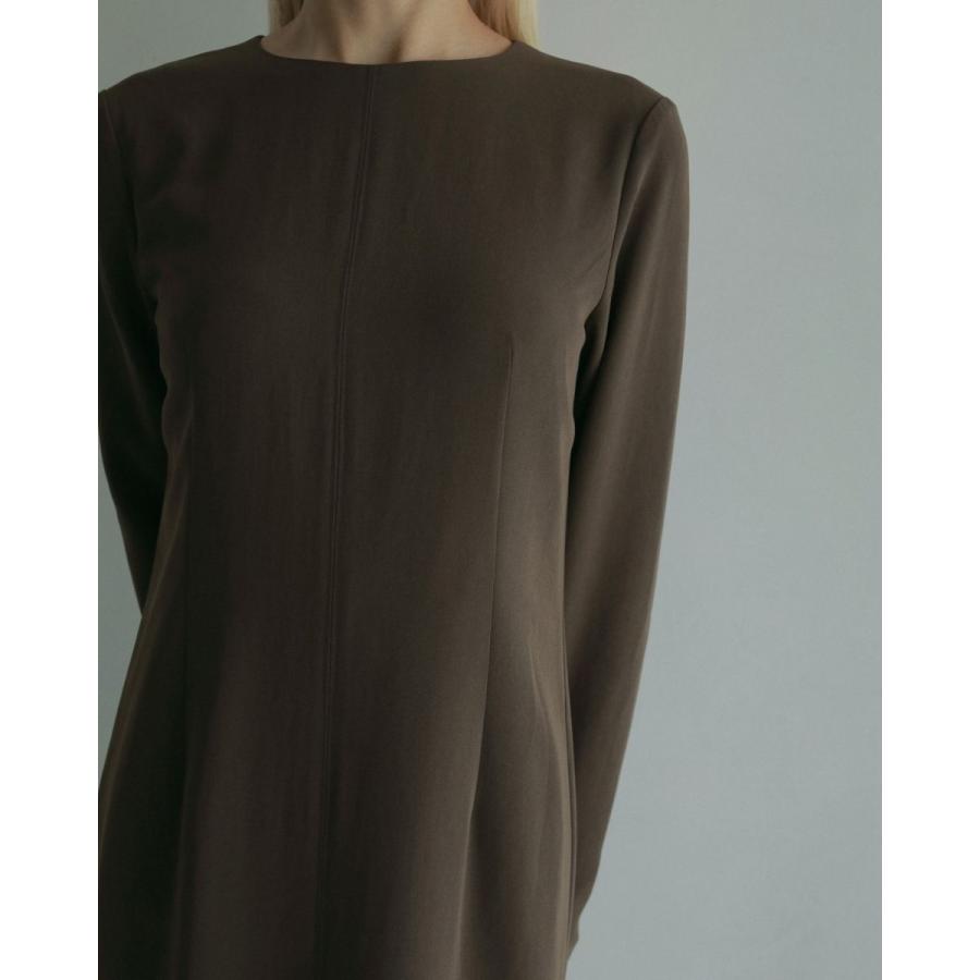 anuke（アンヌーク） (アンヌーク）Backopen Georgette Onepiece 即日