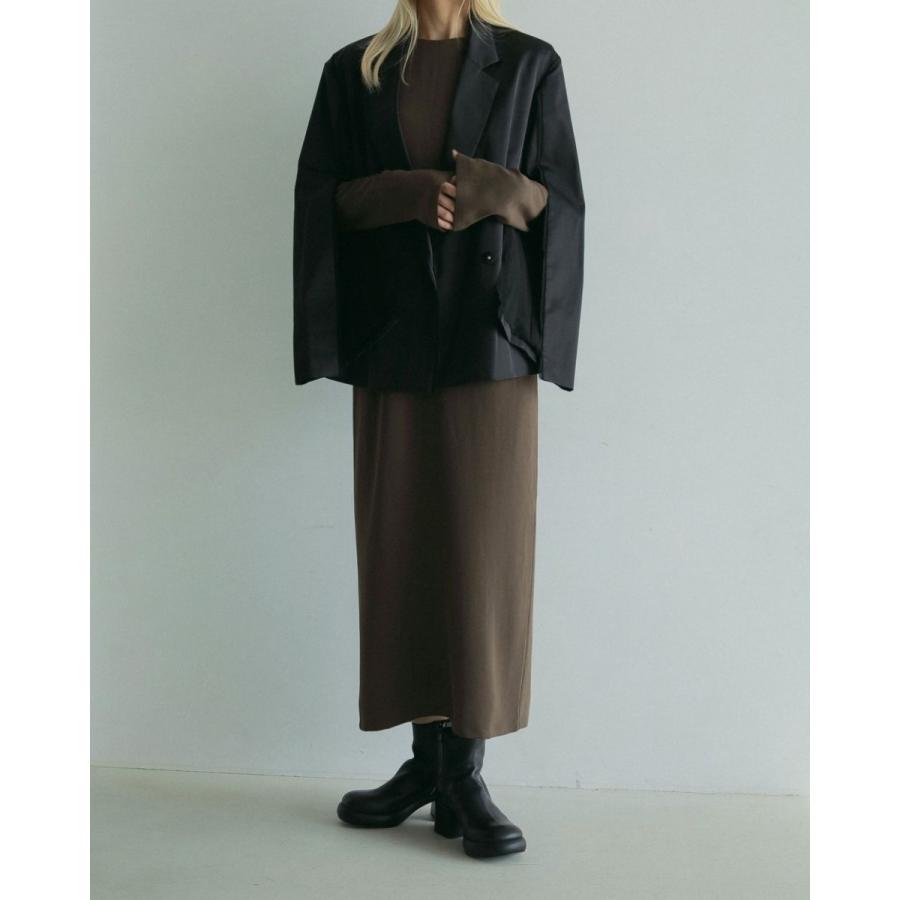 anuke（アンヌーク） (アンヌーク）Backopen Georgette Onepiece 即日