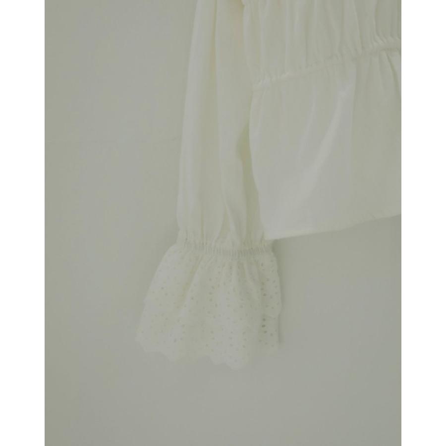anuke（アンヌーク） (アンヌーク ）Vneck Lace Blouse 即納 : RAPTURE