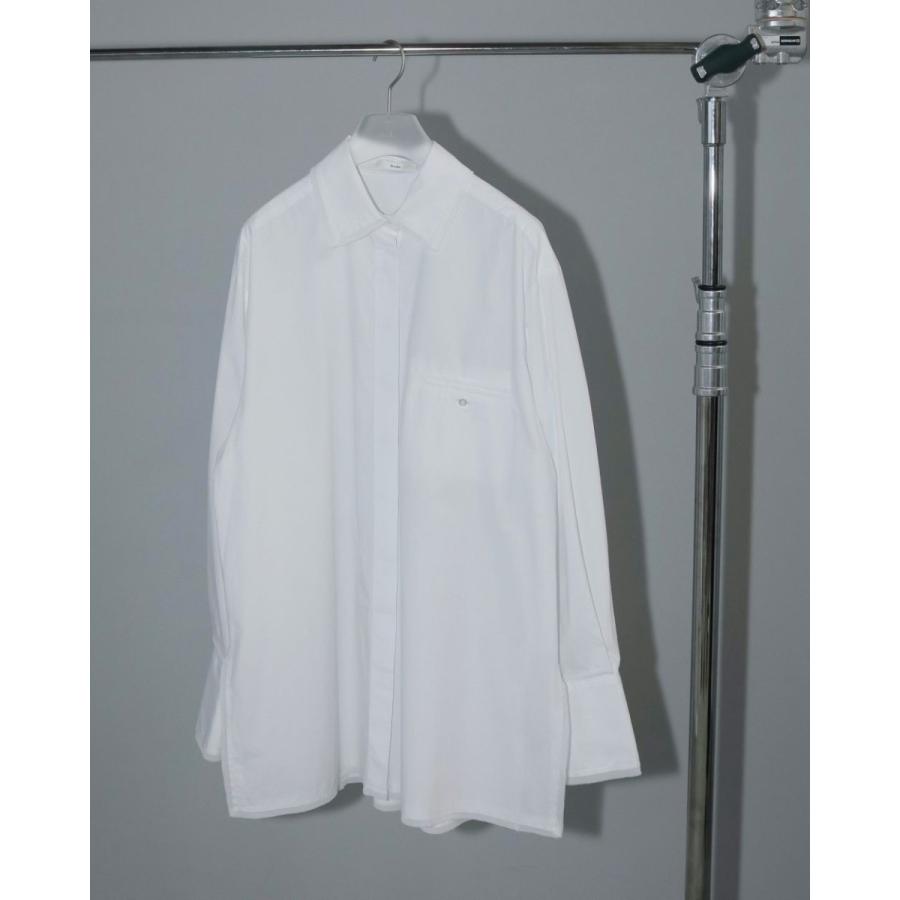 期間限定お値下げ♪anuke Cotton Oversize Shirts 白 anuke（アンヌーク） (アンヌーク）Cotton Oversize Shirts 即日発送