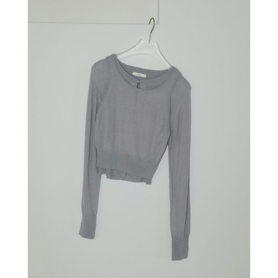 anuke（アンヌーク） SALE Layered Mohair Knit 即日発送 : RAPTURE
