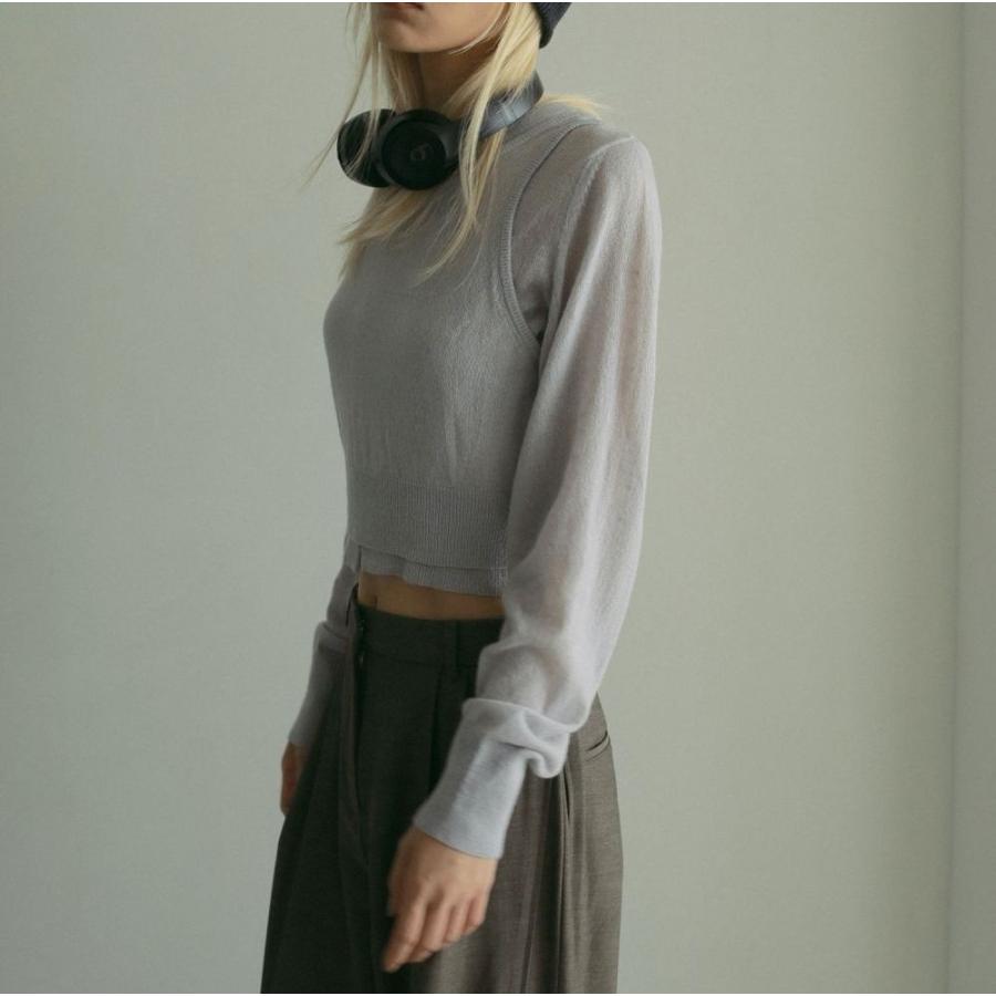 anuke（アンヌーク） SALE Layered Mohair Knit 即日発送 : RAPTURE