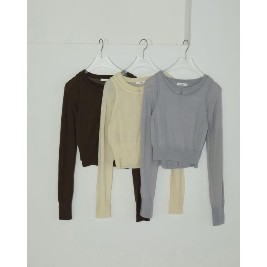 anuke（アンヌーク） SALE Layered Mohair Knit 即日発送 : RAPTURE