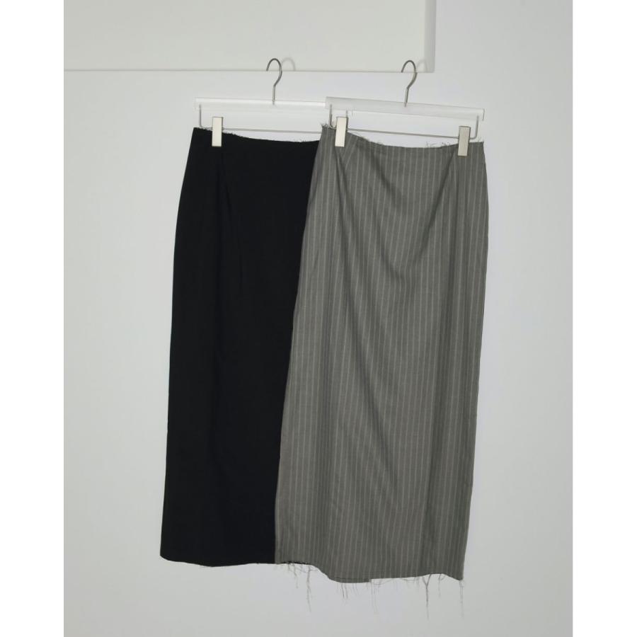 anuke（アンヌーク） (アンヌーク）Cutoff Pencil Skirt 即日発送 SALE