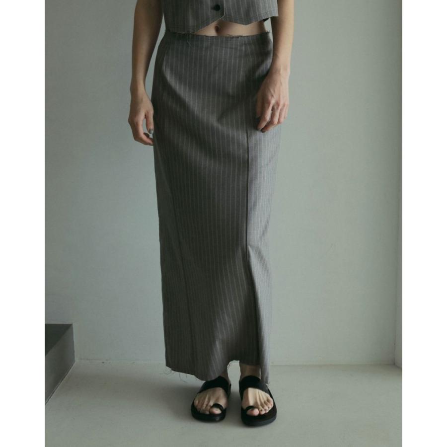 anuke（アンヌーク） (アンヌーク）Cutoff Pencil Skirt 即日発送 SALE
