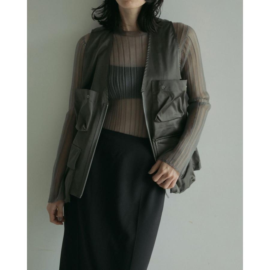 anuke（アンヌーク） (アンヌーク）Cutoff Pencil Skirt 即日発送 SALE