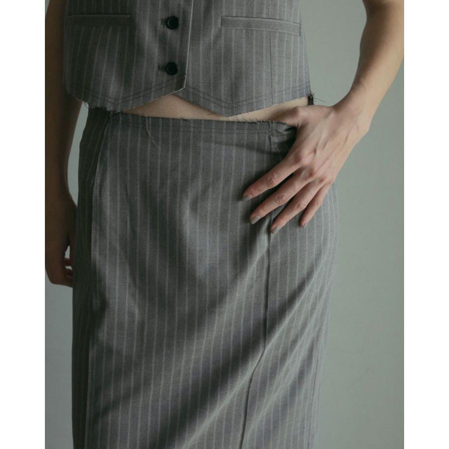 anuke（アンヌーク） (アンヌーク）Cutoff Pencil Skirt 即日発送 SALE