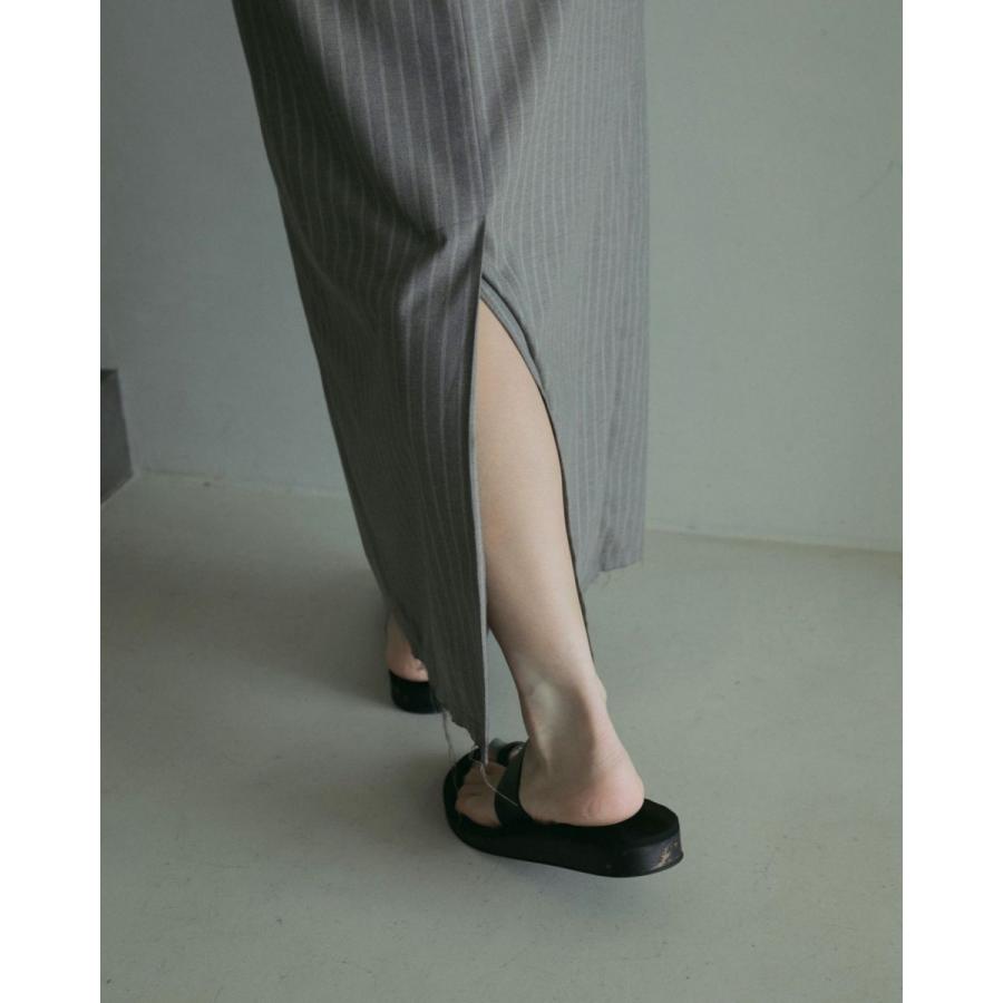 anuke（アンヌーク） (アンヌーク）Cutoff Pencil Skirt 即日発送 SALE