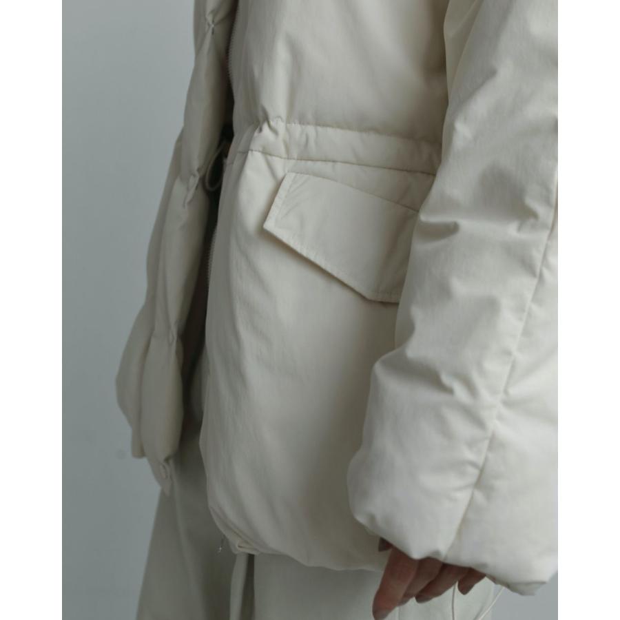 【美品】anuke Standcollar Coat 38 黒 美品】anuke Standcollar Coat 38 黒 anuke 】Standcollar Down Coat