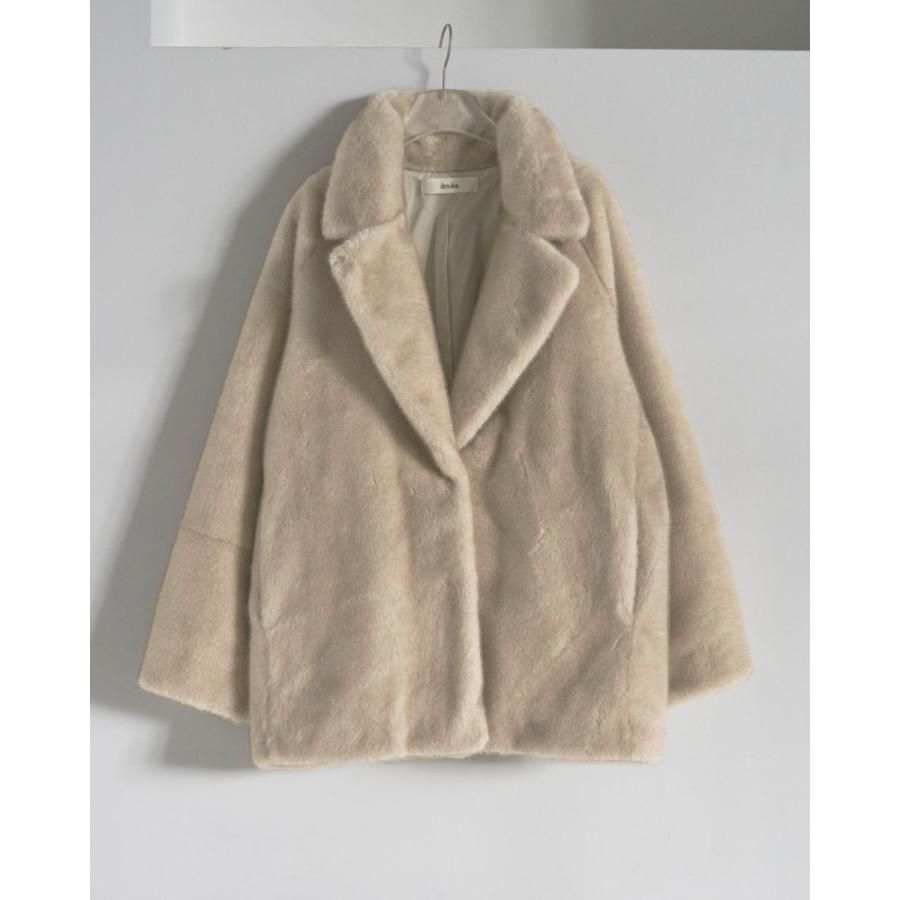 anuke（アンヌーク） Eco Minkfur Jacket 即日発送 : RAPTURE - 通販