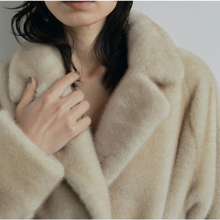 ジャケット・アウター anuke Eco Minkfur Jacket 38 anuke Eco Minkfur Jacket ブラウン 38 ànuke online store