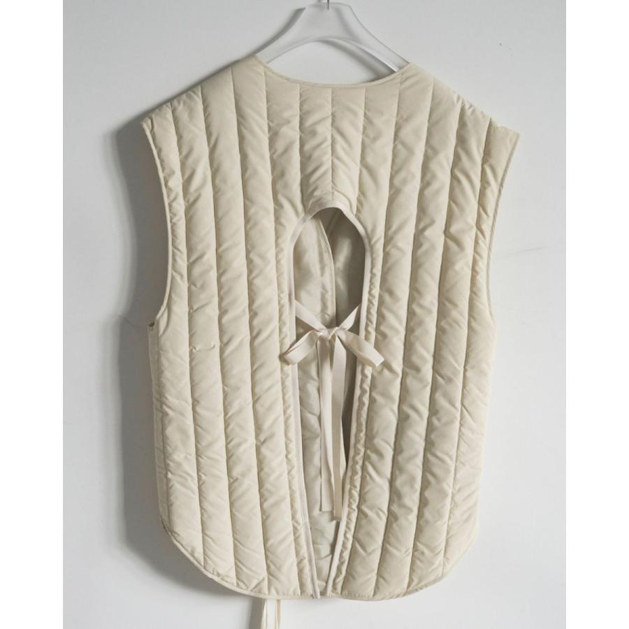 anuke（アンヌーク） Backopen Stripe Vest 即日発送 : RAPTURE - 通販