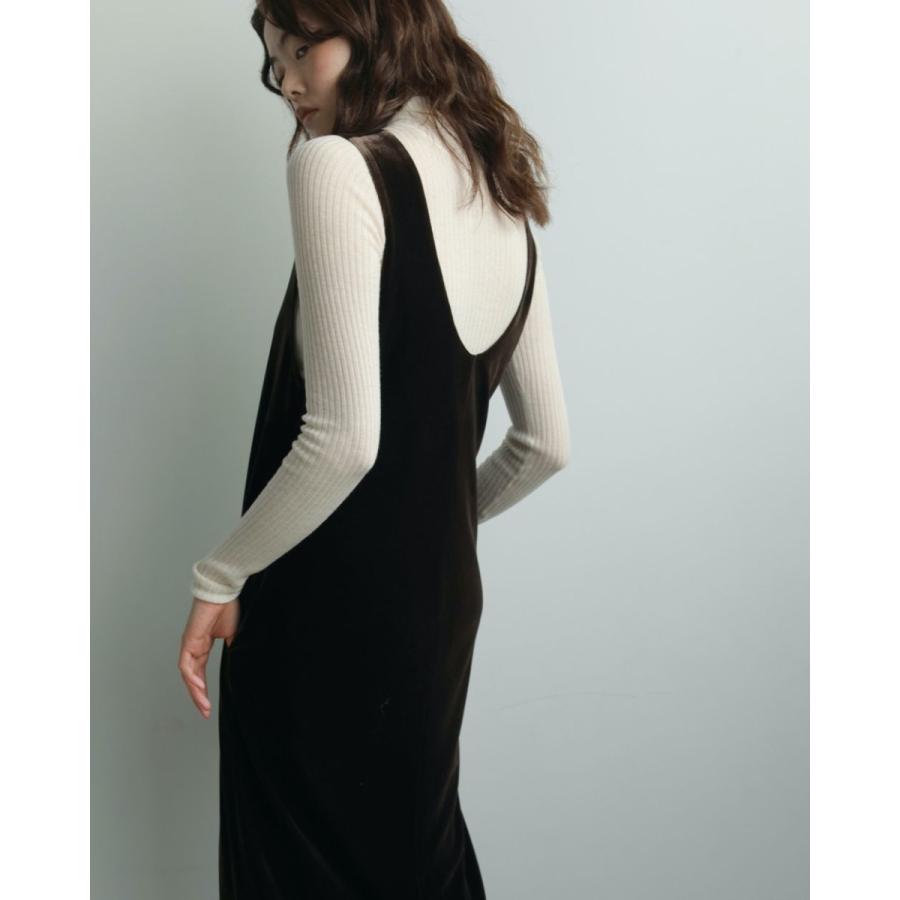 anuke ANUKE アンヌーク Velour Uneck Onepiece 即納 : RAPTURE