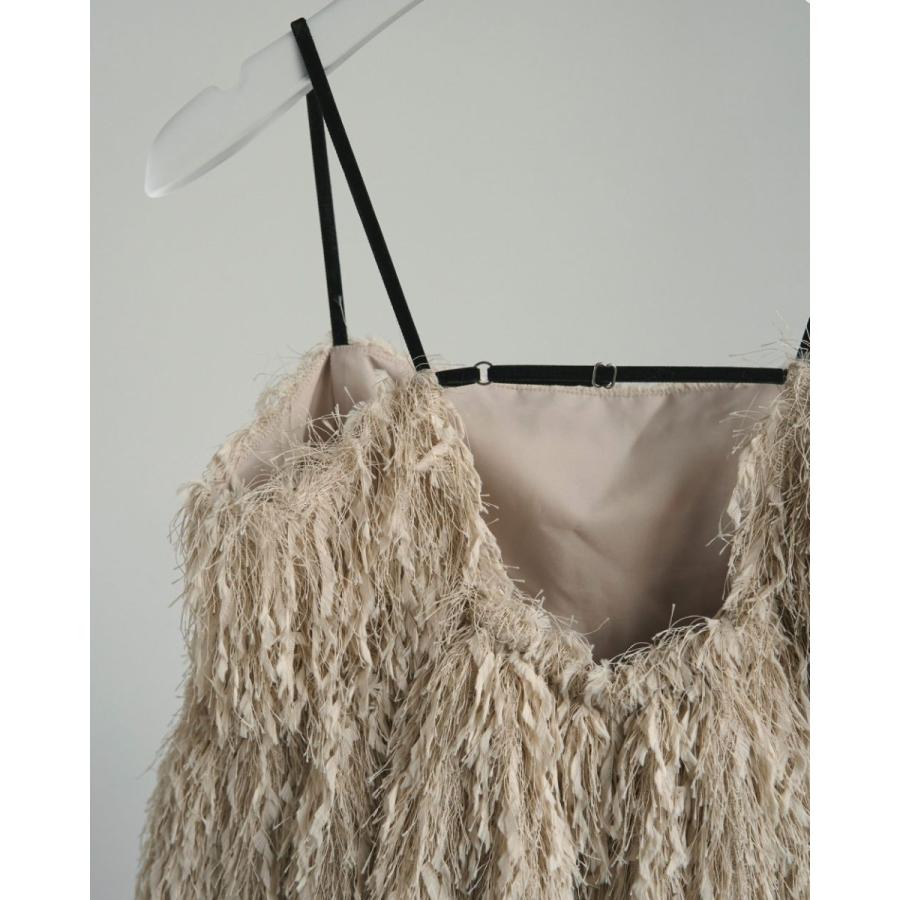 今日のみ値下げアンヌーク★完売Backopen Feather Camisole anuke ANUKE アンヌーク Backopen Feather Camisole 即日発送