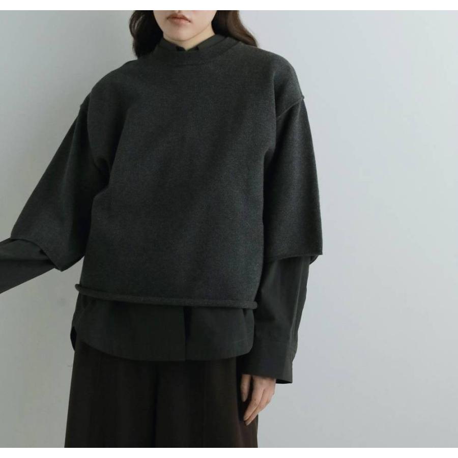 新品未使用 anuke Cotton Over Knit チャコールグレー Cotton Over Knit（ニット/セーター）｜anuke（アンヌーク）の