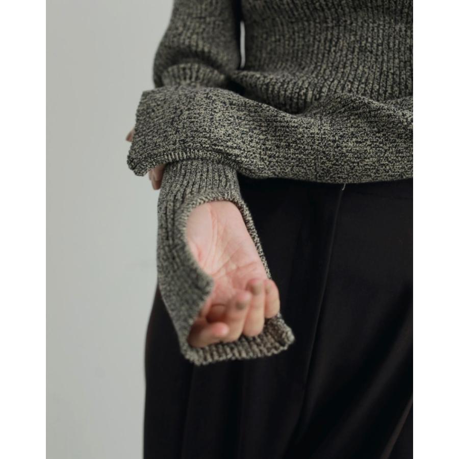 anuke（アンヌーク） Slit Turtle Knit 即日発送 : RAPTURE - 通販