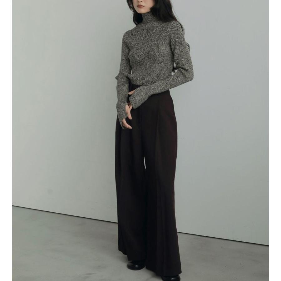 anuke（アンヌーク） Slit Turtle Knit 即日発送 : RAPTURE - 通販