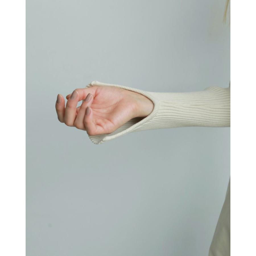 anuke（アンヌーク） Slit Turtle Knit 即日発送 : RAPTURE - 通販