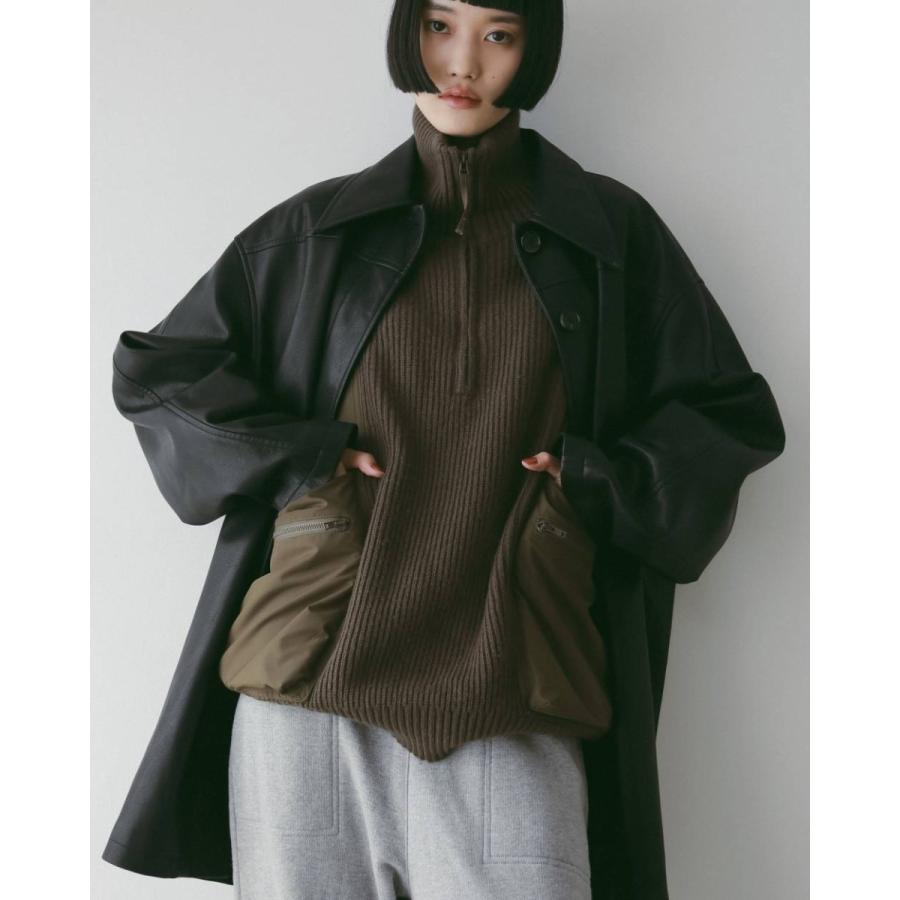 【andequal】docking lib knit新品未使用 anuke（アンヌーク） アンヌークHalfzip Docking Knit 即日発送