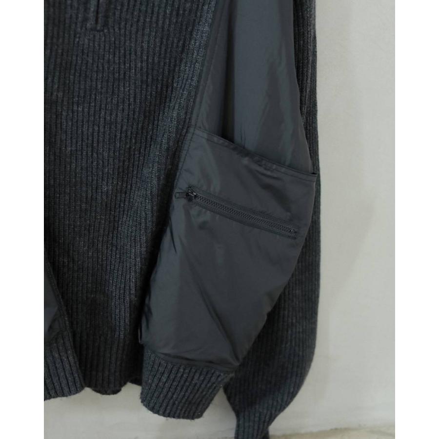 anuke（アンヌーク） アンヌークHalfzip Docking Knit 即日発送