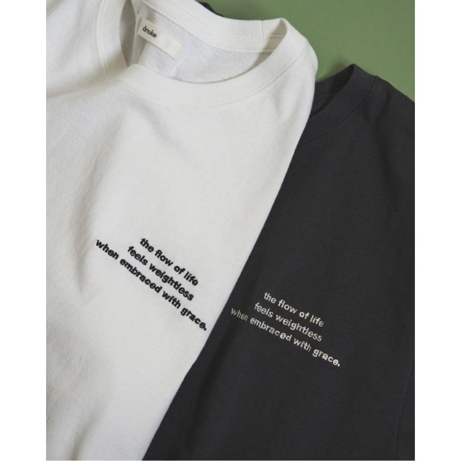 anuke（アンヌーク） Embroidery Logo T-shirts 即日発送 : RAPTURE