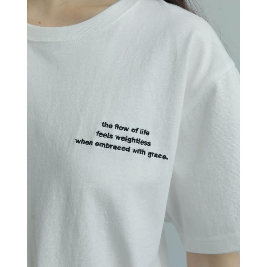 anuke（アンヌーク） Embroidery Logo T-shirts 即日発送 : RAPTURE