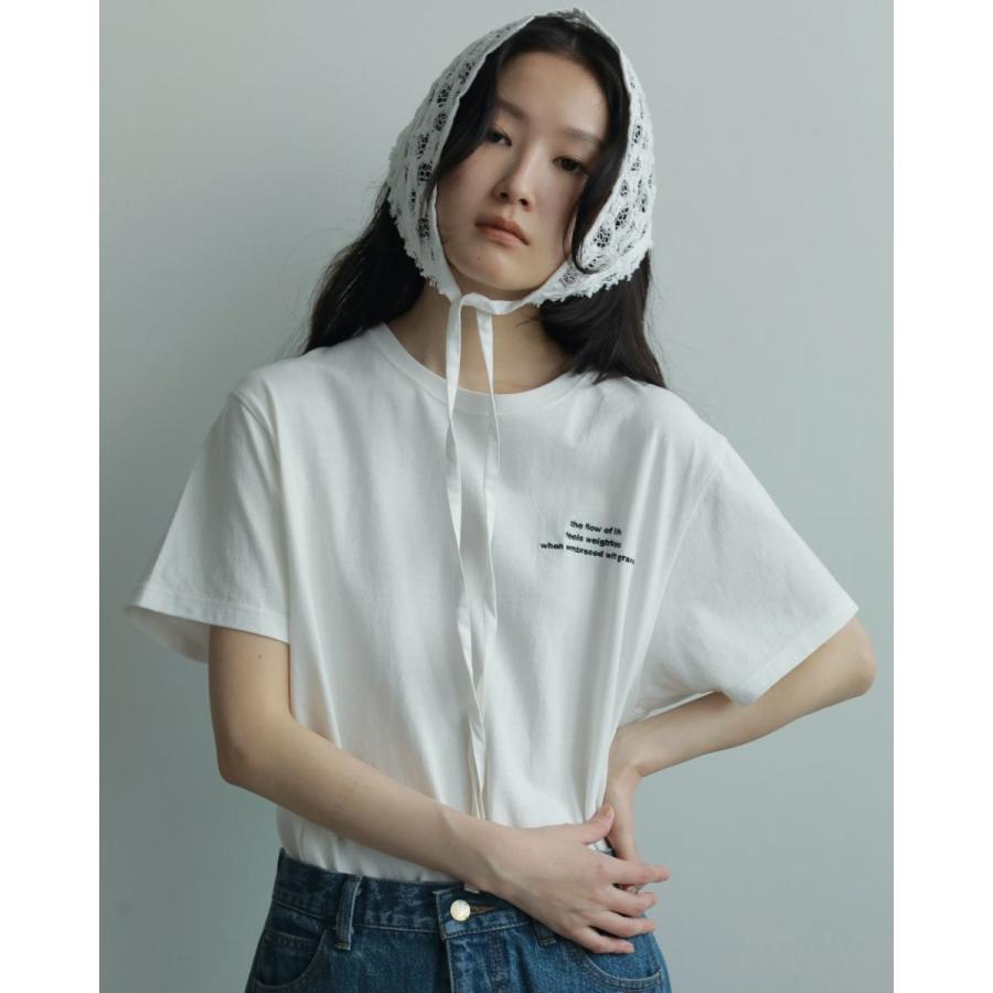 anuke（アンヌーク） Embroidery Logo T-shirts 即日発送 : RAPTURE