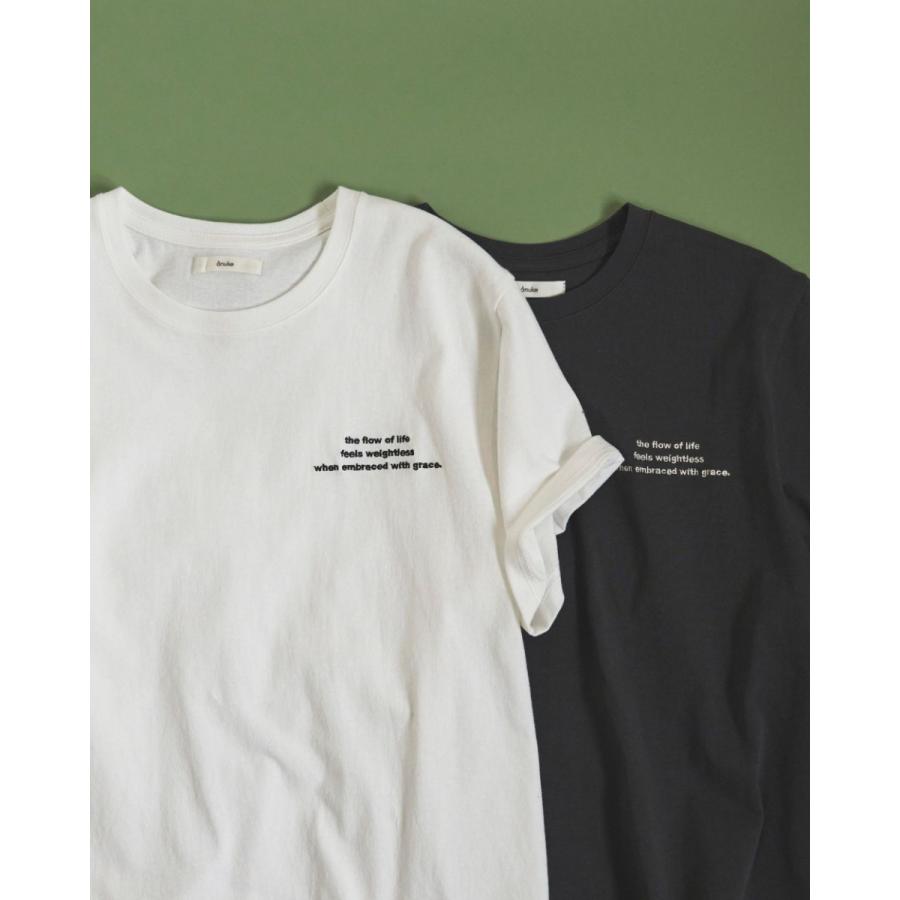 anuke（アンヌーク） Embroidery Logo T-shirts 即日発送 : RAPTURE