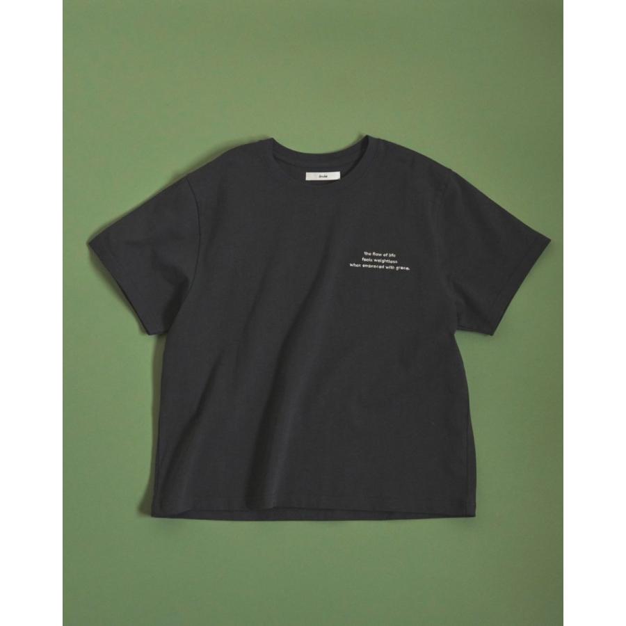 anuke（アンヌーク） Embroidery Logo T-shirts 即日発送 : RAPTURE