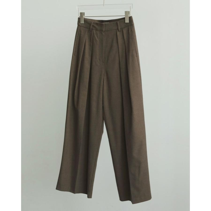 anuke（アンヌーク） Tuck Wide Pants 即日発送 : RAPTURE - 通販