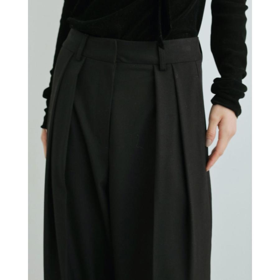 anuke（アンヌーク） Tuck Wide Pants 即日発送 : RAPTURE - 通販