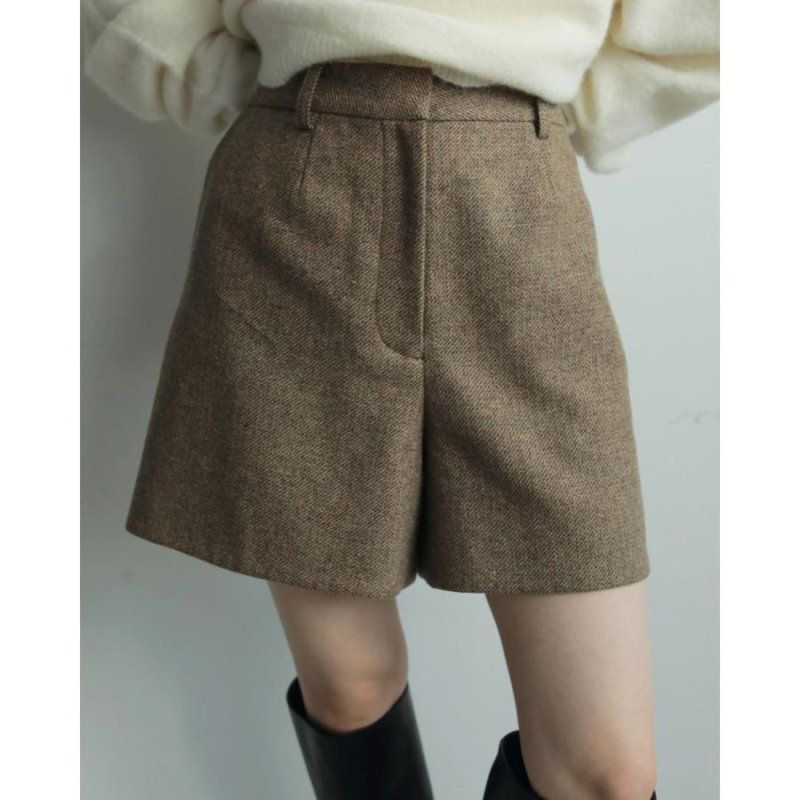 【新品未使用タグ付き】anuke Herringbone Short Pants anuke（アンヌーク） Herringbone Short Pants へリンボーンショート