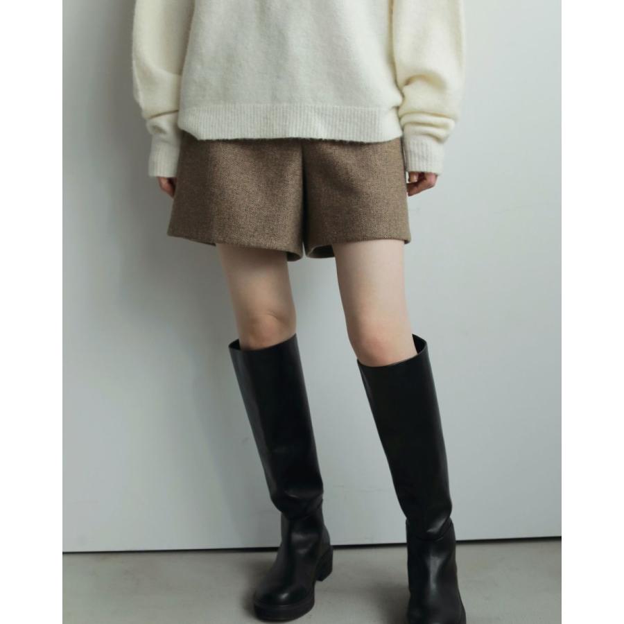 anuke（アンヌーク） Herringbone Short Pants へリンボーンショート