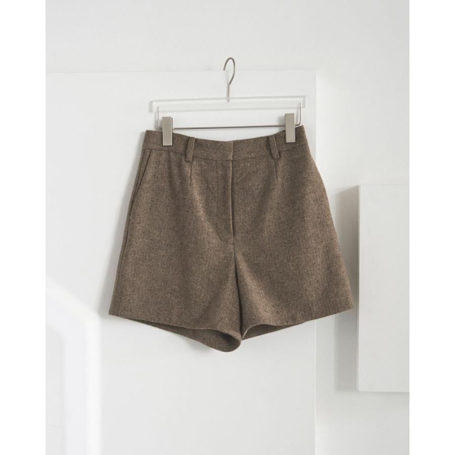 anuke Herringbone Short Pants ベージュ36 anuke（アンヌーク） Herringbone Short Pants へリンボーンショート