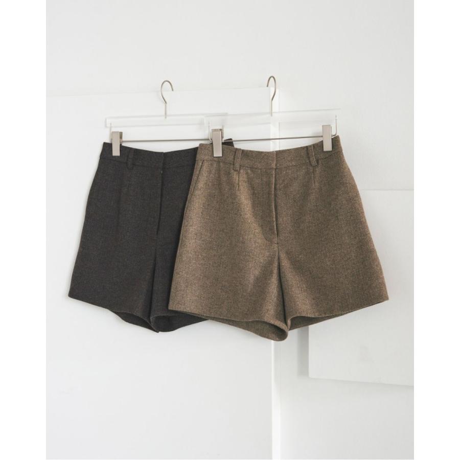 anuke（アンヌーク） Herringbone Short Pants へリンボーンショート