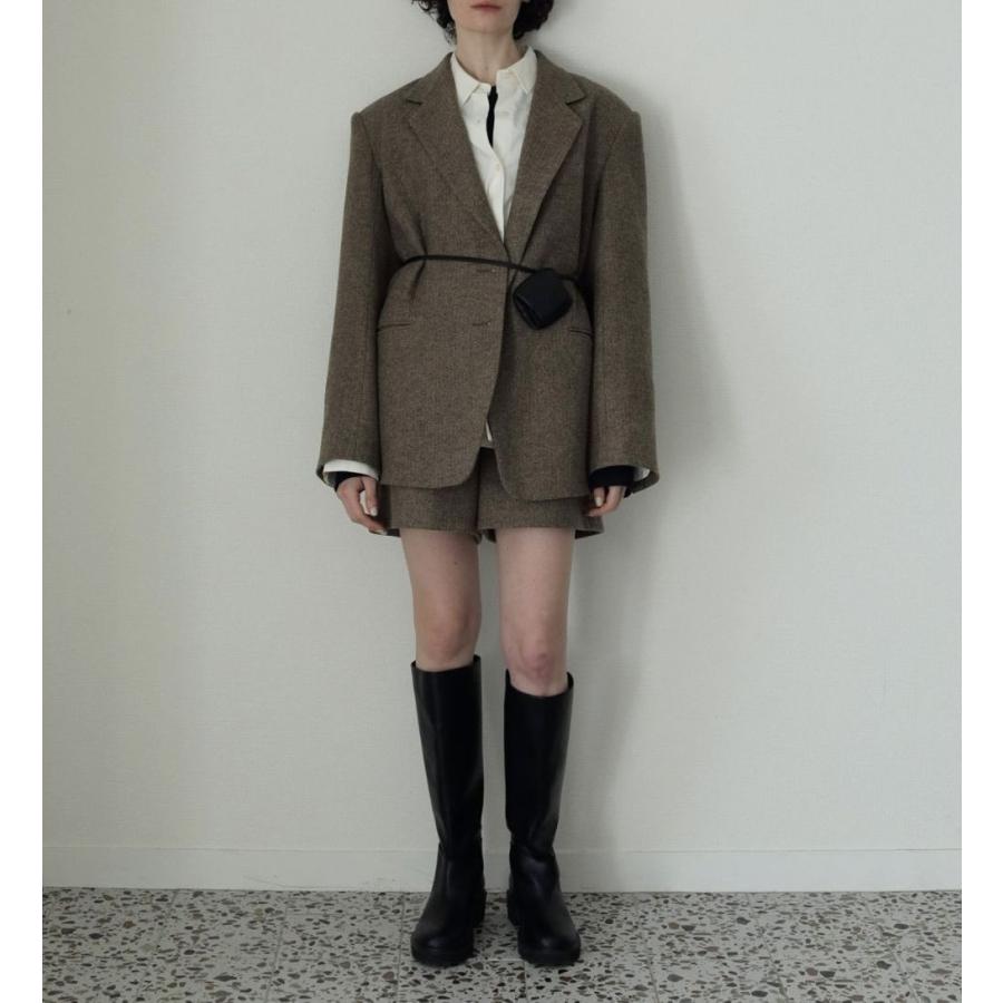 anuke ANUKE アンヌーク Herringbone Short Pants へリンボーン