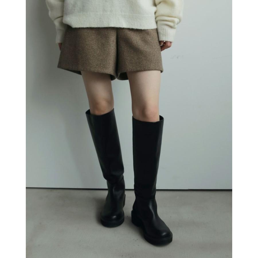 靴 anuke Ecoleather Long Boots ànuke online store（アンヌーク） / Ecoleather Long BootsEcoleather
