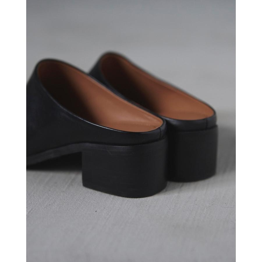 anuke ANUKE アンヌーク Ecoleather Heel Slip-ons 即納