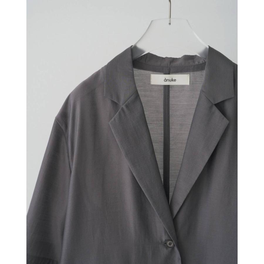 anuke（アンヌーク） Sheer Halfsleeve Jacket 即日発送 : RAPTURE