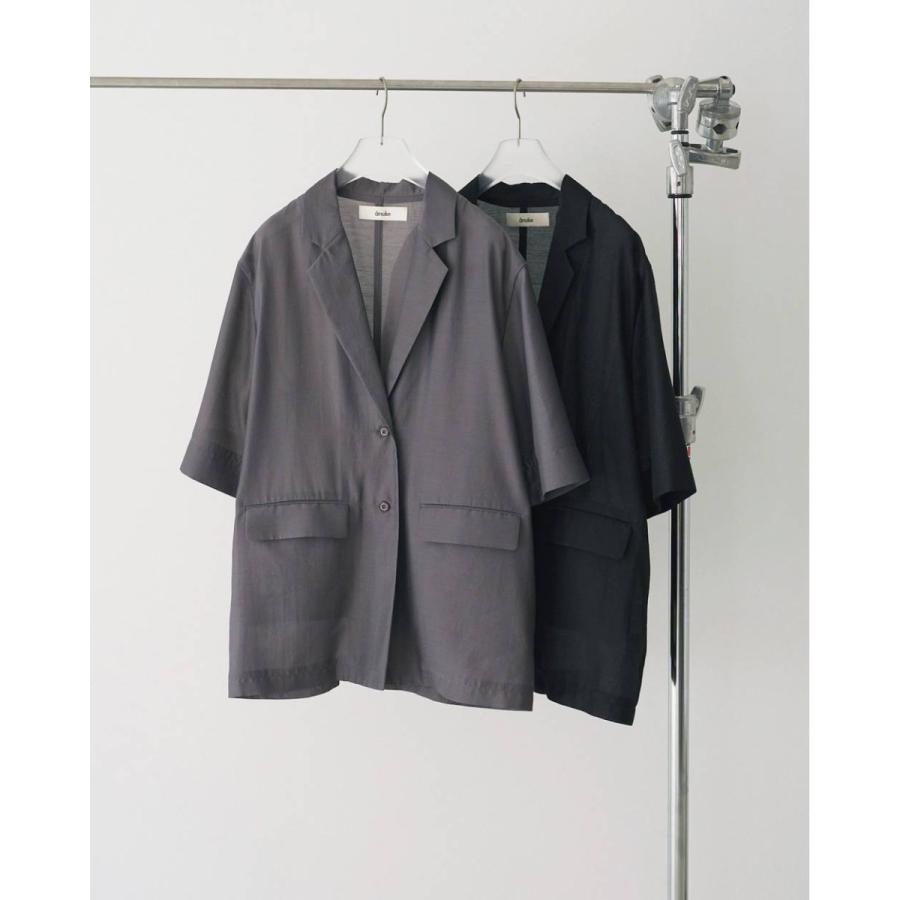 anuke ジャケット anuke（アンヌーク） Sheer Halfsleeve Jacket 即日発送 : RAPTURE